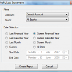 Report Generator (profit/loss statement)