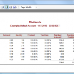 Dividends Report